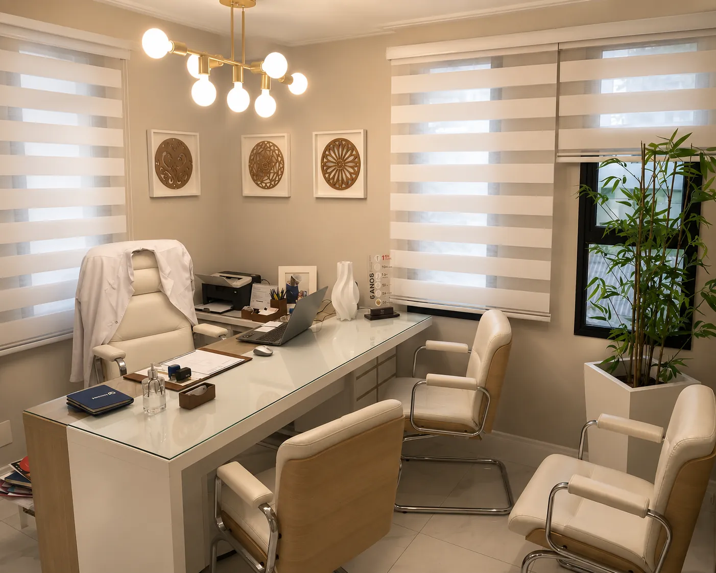 Sala de atendimento da Clínica Geovitah